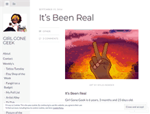 Tablet Screenshot of girlgonegeekblog.com